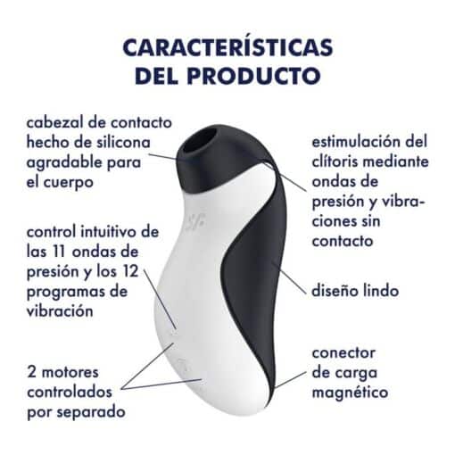 SATISFYER - ORCA AIR PULSE STIMULATOR + VIBRATION - Imagen 7