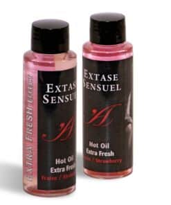 EXTASE SENSUAL - ACEITE MASAJE EFECTO EXTRA FRESH FRESA 100 ML