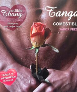 HOTFLOWERS - TANGA+ 2 PEZONES OBLEA FRESA HOMBRE /es/pt/en/fr/it/