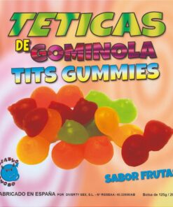 DIABLO GOLOSO - TETICAS DE GOMINOLA SURTIDAS BRILLO