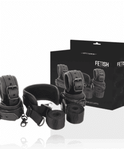 FETISH SUBMISSIVE - POSICIÓN MASTER CON 4 ESPOSAS CON FORRO DE NEOPRENO