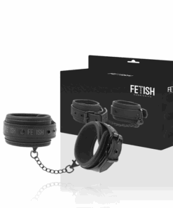 FETISH SUBMISSIVE - ESPOSAS TOBILLOS CUERO VEGANO CON FORRO DE NEOPRENO