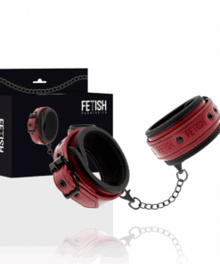 FETISH SUBMISSIVE DARK ROOM - ESPOSAS CUERO VEGANO CON FORRO DE NEOPRENO