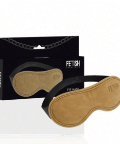 FETISH SUBMISSIVE ORIGEN - ANTIFAZ CUERO VEGANO CON FORRO DE NEOPRENO