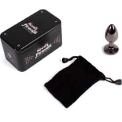 SECRETPLAY - GUNMETAL BUTT PLUG TALLA S 7 CM - piKanteo | Despierta tu lado más piKante
