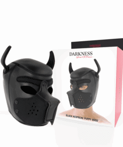 DARKNESS - MÁSCARA PERRO DE NEOPRENO CON HOCICO EXTRAÍBLE M