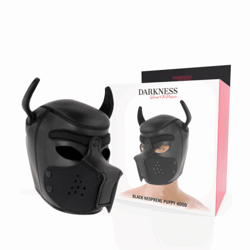 DARKNESS - MÁSCARA PERRO DE NEOPRENO CON HOCICO EXTRAÍBLE M