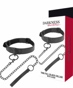 DARKNESS - COLLAR CON CADENA NEGRO