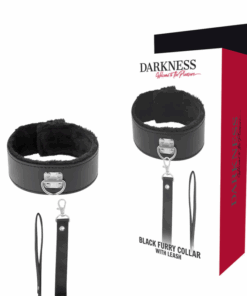 DARKNESS - COLLAR FORRADO CON CADENA TITANIUM