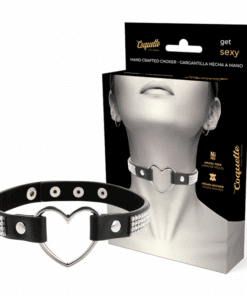 COQUETTE CHIC DESIRE - CHOKER CUERO VEGANO CORAZON