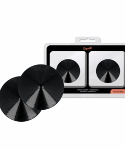 COQUETTE CHIC DESIRE - CUBRE PEZONES METAL CIRCULOS NEGROS