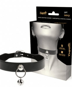 COQUETTE CHIC DESIRE - COLLAR CUERO VEGANO ACCESORIO WOMAN CASCABEL/ARO
