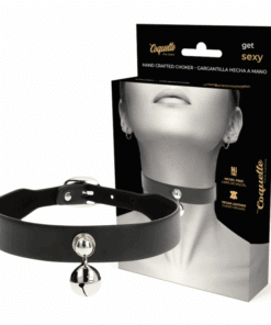 COQUETTE CHIC DESIRE - COLLAR CUERO VEGANO ACCESORIO WOMAN CASCABEL
