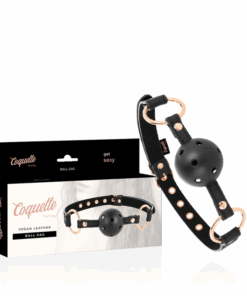 COQUETTE CHIC DESIRE - FANTASY MORDAZA TRANSPIRABLE CUERO VEGANO