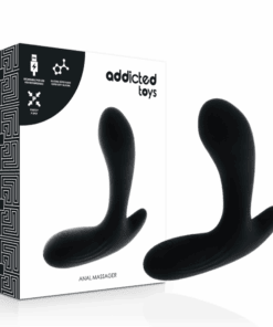 ADDICTED TOYS - ANAL MASSAGER BLACK VIBRATION