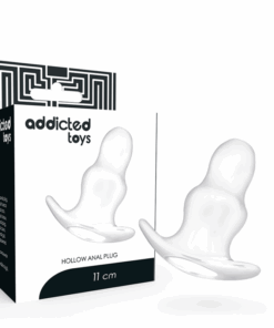 ADDICTED TOYS - DILATADOR ANAL MEDIANO 11 CM - TRANSPARENTE
