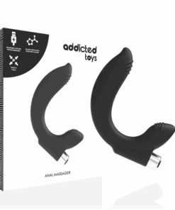 ADDICTED TOYS - VIBRADOR PROSTÁTICO RECARGABLE MODEL 7 - NEGRO