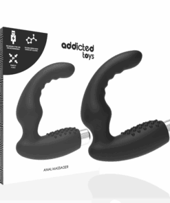 ADDICTED TOYS - VIBRADOR PROSTÁTICO RECARGABLE MODEL 2 - NEGRO
