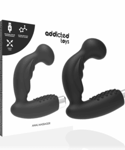 ADDICTED TOYS - VIBRADOR PROSTÁTICO RECARGABLE MODEL 3 - NEGRO