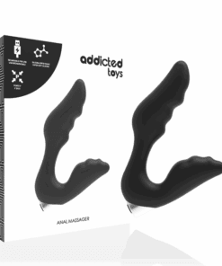 ADDICTED TOYS - VIBRADOR PROSTÁTICO RECARGABLE MODEL 6 - NEGRO