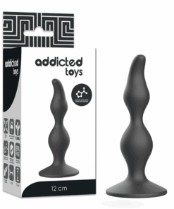 ADDICTED TOYS - ANAL SEXUAL PLUG 12 CM NEGRO