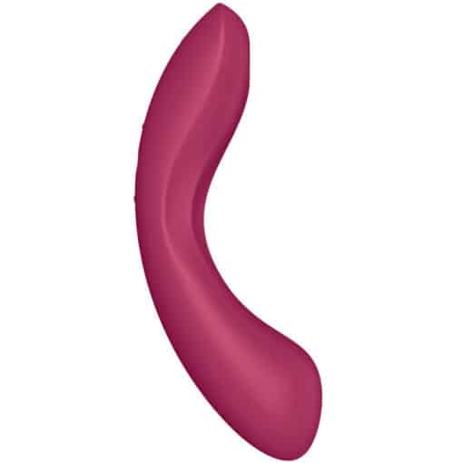 SATISFYER - CURVE TRINITY 1 AIR PULSE VIBRATION ROJO - Imagen 7