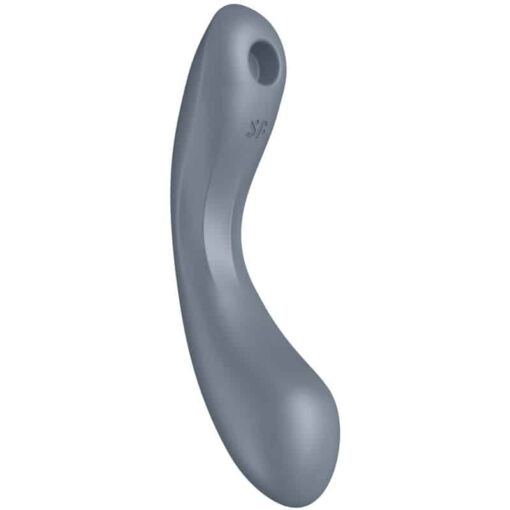 SATISFYER - CURVE TRINITY 1 AIR PULSE VIBRATION GRIS - Imagen 2