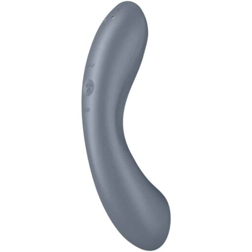 SATISFYER - CURVE TRINITY 1 AIR PULSE VIBRATION GRIS - Imagen 5