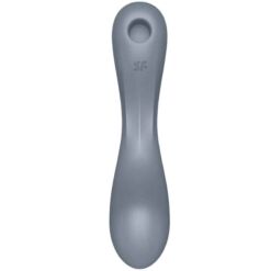 SATISFYER - CURVE TRINITY 1 AIR PULSE VIBRATION GRIS - piKanteo | Despierta tu lado más piKante