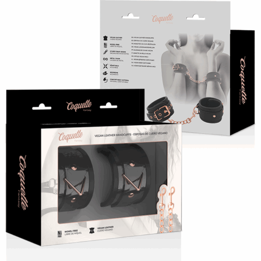 COQUETTE CHIC DESIRE - BLACK EDITION ESPOSAS PARA MANOS CON FORRO DE NEOPRENO - Imagen 8