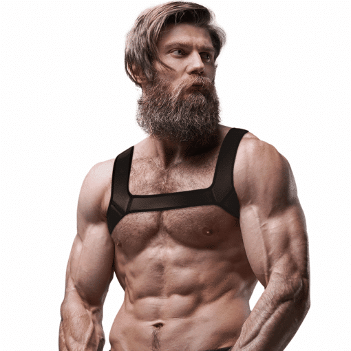 FETISH SUBMISSIVE ATTITUDE - ARNÉS NEOPRENO PECHO HOMBRE TALLA L - Imagen 4