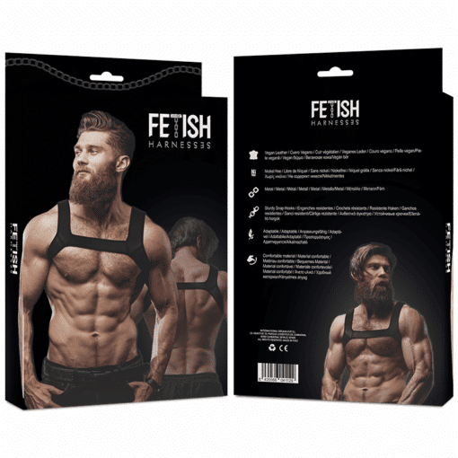 FETISH SUBMISSIVE ATTITUDE - ARNÉS NEOPRENO PECHO HOMBRE TALLA L - Imagen 2