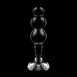 NEBULA SERIES BY IBIZA - MODELO 1 PLUG CRISTAL TRANSPARENTE 10.5 CM -O- 3 CM - piKanteo | Despierta tu lado más piKante