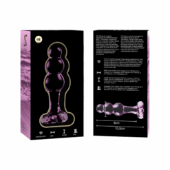 NEBULA SERIES BY IBIZA - MODELO 1 PLUG CRISTAL ROSA 10.5 CM -O- 3 CM - piKanteo | Despierta tu lado más piKante