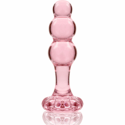 NEBULA SERIES BY IBIZA - MODELO 1 PLUG CRISTAL ROSA 10.5 CM -O- 3 CM - piKanteo | Despierta tu lado más piKante