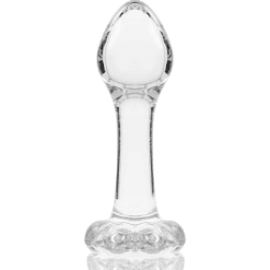 NEBULA SERIES BY IBIZA - MODELO 2 PLUG CRISTAL TRANSPARENTE 11 CM -O- 3.5 CM - piKanteo | Despierta tu lado más piKante