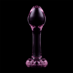 NEBULA SERIES BY IBIZA - MODELO 2 PLUG CRISTAL ROSA 11 CM -O- 3.5 CM - piKanteo | Despierta tu lado más piKante