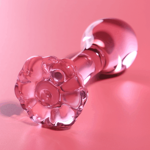 NEBULA SERIES BY IBIZA - MODELO 2 PLUG CRISTAL ROSA 11 CM -O- 3.5 CM - Imagen 2
