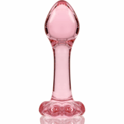 NEBULA SERIES BY IBIZA - MODELO 2 PLUG CRISTAL ROSA 11 CM -O- 3.5 CM - piKanteo | Despierta tu lado más piKante
