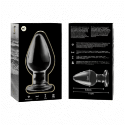 NEBULA SERIES BY IBIZA - MODELO 3 PLUG CRISTAL TRANSPARENTE 11 CM -O- 5 CM - piKanteo | Despierta tu lado más piKante
