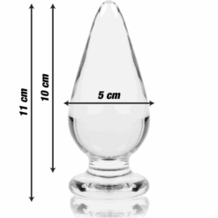 NEBULA SERIES BY IBIZA - MODELO 4 PLUG CRISTAL TRANSPARENTE 11 CM -O- 5 CM - piKanteo | Despierta tu lado más piKante