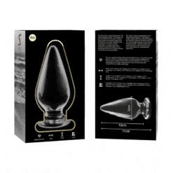 NEBULA SERIES BY IBIZA - MODELO 4 PLUG CRISTAL TRANSPARENTE 11 CM -O- 5 CM - piKanteo | Despierta tu lado más piKante