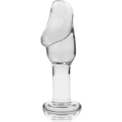 NEBULA SERIES BY IBIZA - MODELO 6 PLUG CRISTAL TRANSPARENTE 12.5 CM -O- 4 CM - piKanteo | Despierta tu lado más piKante