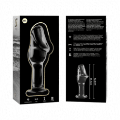 NEBULA SERIES BY IBIZA - MODELO 6 PLUG CRISTAL TRANSPARENTE 12.5 CM -O- 4 CM - piKanteo | Despierta tu lado más piKante