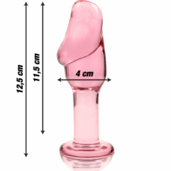 NEBULA SERIES BY IBIZA - MODELO 6 PLUG CRISTAL ROSA 12.5 CM -O- 4 CM - piKanteo | Despierta tu lado más piKante