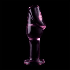 NEBULA SERIES BY IBIZA - MODELO 6 PLUG CRISTAL ROSA 12.5 CM -O- 4 CM - piKanteo | Despierta tu lado más piKante