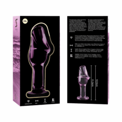 NEBULA SERIES BY IBIZA - MODELO 6 PLUG CRISTAL ROSA 12.5 CM -O- 4 CM - piKanteo | Despierta tu lado más piKante