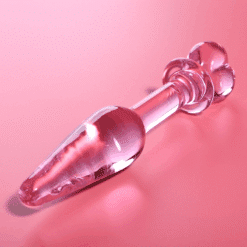 Alternative view of NEBULA SERIES BY IBIZA - MODELO 7 PLUG CRISTAL ROSA 13.5 CM -O- 3 CM