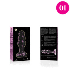 NEBULA SERIES BY IBIZA - MODELO 1 PLUG CRISTAL ROSA 10.5 CM -O- 3 CM - piKanteo | Despierta tu lado más piKante