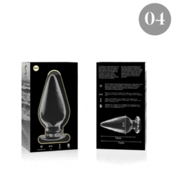 NEBULA SERIES BY IBIZA - MODELO 4 PLUG CRISTAL TRANSPARENTE 11 CM -O- 5 CM - piKanteo | Despierta tu lado más piKante